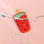 Cartoon Baby Silicone Teether Toys - Strawberry / Green Burger / Dinosaur