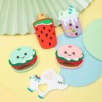 Cartoon Baby Silicone Teether Toys - Strawberry / Green Burger / Dinosaur - Image 6