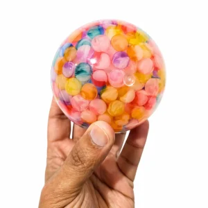 Glow Bead Sensory Ball (Light-Up Stress Toy)